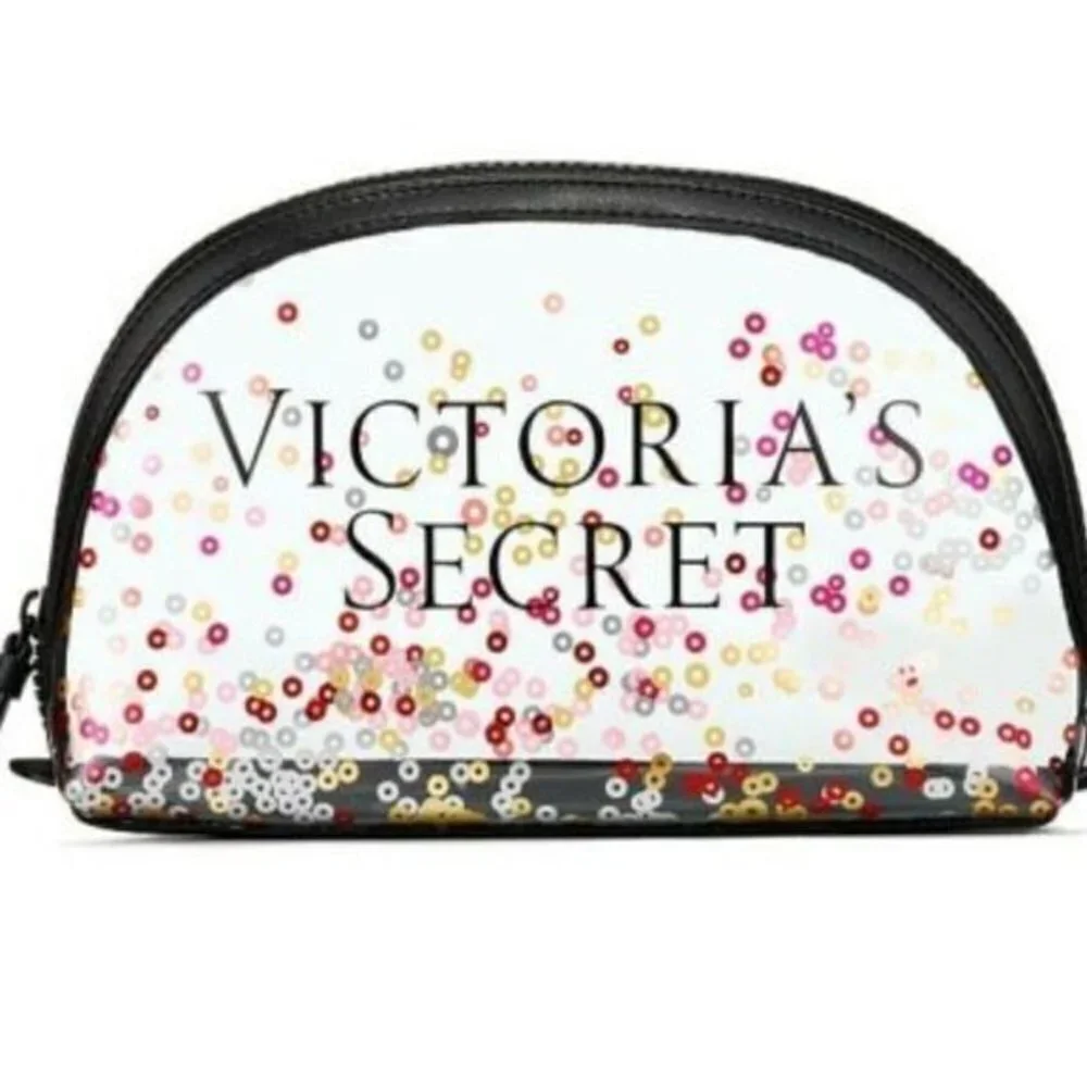 Victorias Secret Valentines Beauty bag Cosmetic Makeup x2 Lot